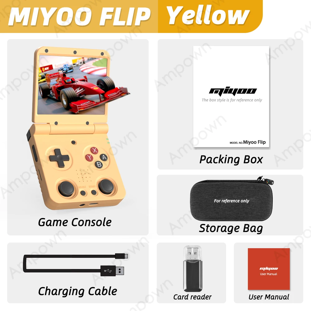 Retro Gaming Os - MIYOO FLIP V2 Pocket Player Console