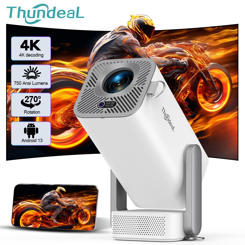 Retro Gaming Projector - ThundeaL 4K Android Full HD Projector