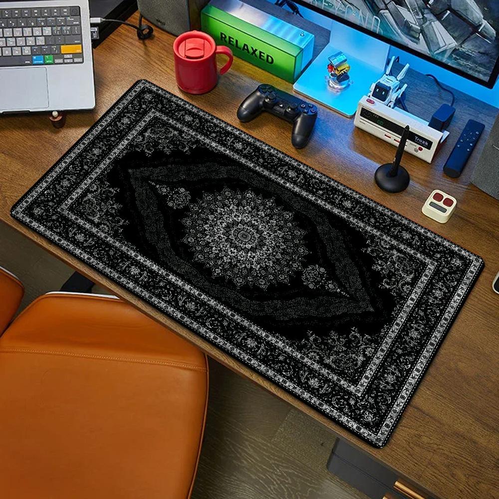 Retro Gaming Keyboard - Nieuw zwart Perzisch tapijt mysterieuze retro