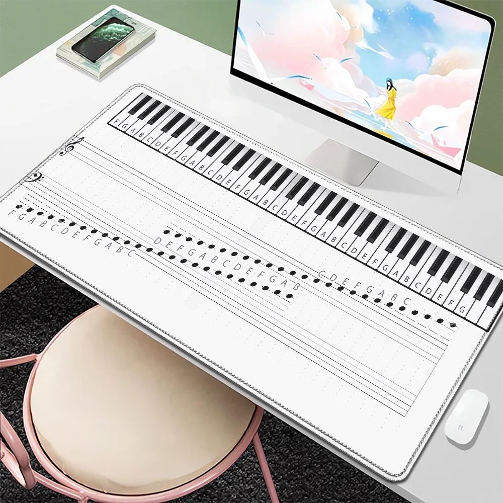 Retro Gaming Keyboard - Veel maten antislip rubberen bureaumat Trend