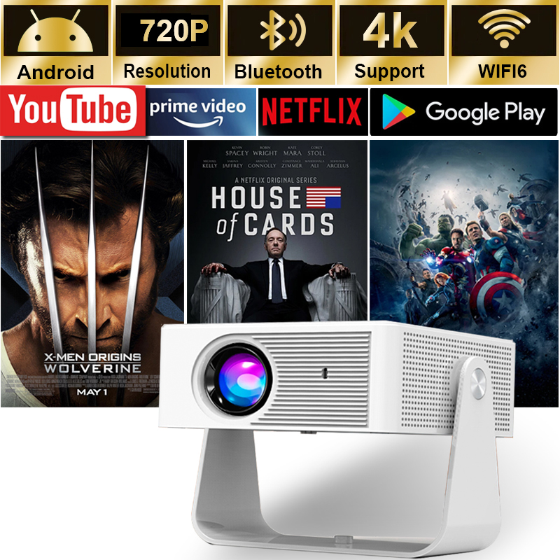 Retro Gaming Projector - Nieuwe X3 Ultra HD 4K Mini