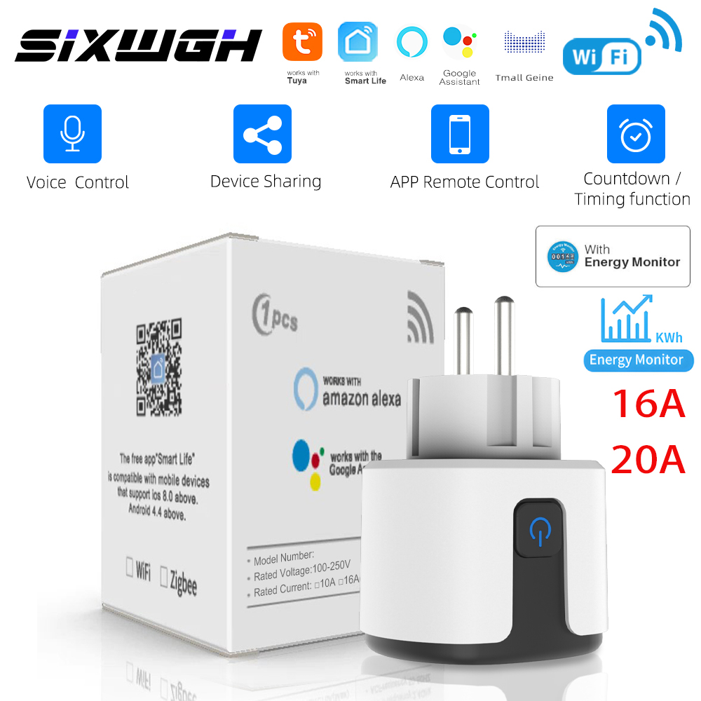 SIXWGH Tuya Smart Socket WIFI  - Crt Monitor Stand recensie en prijs