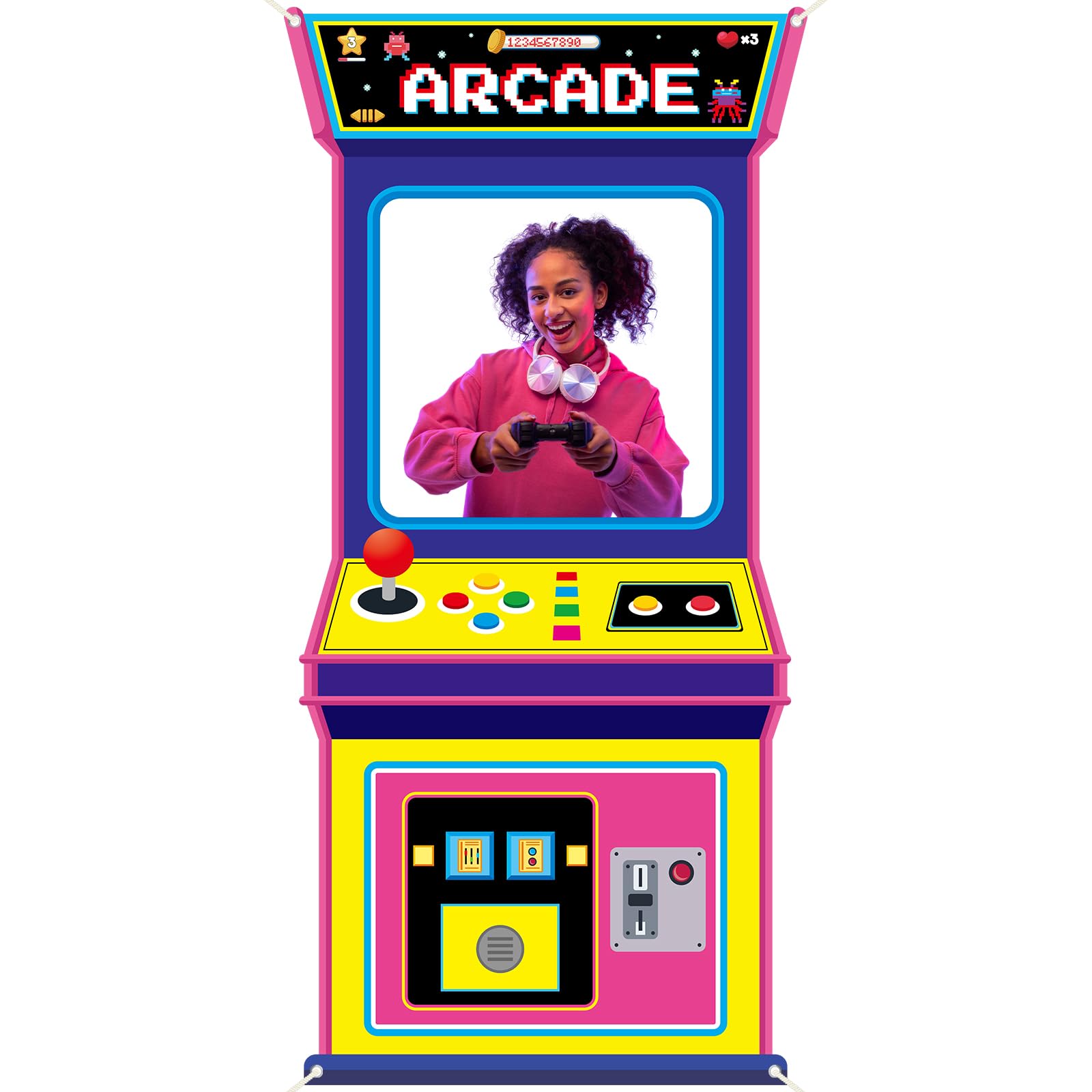 Retro videogame-stof arcade ga - Retro Gaming Games recensie en prijs