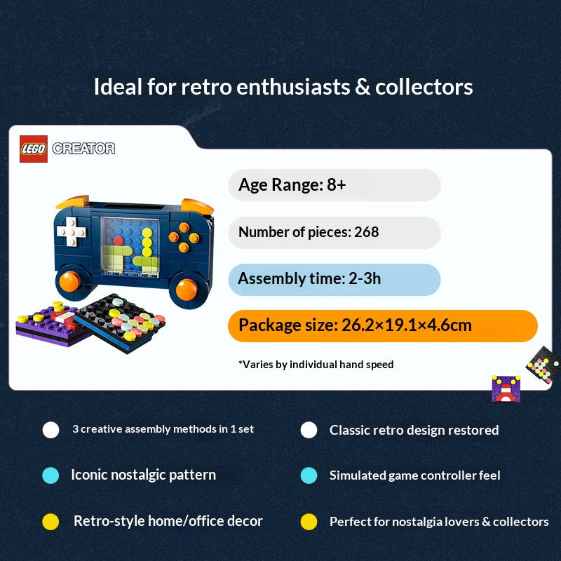 LEGO Creator 3-in-1 Bouwstenen - Retro Gaming Games recensie en prijs