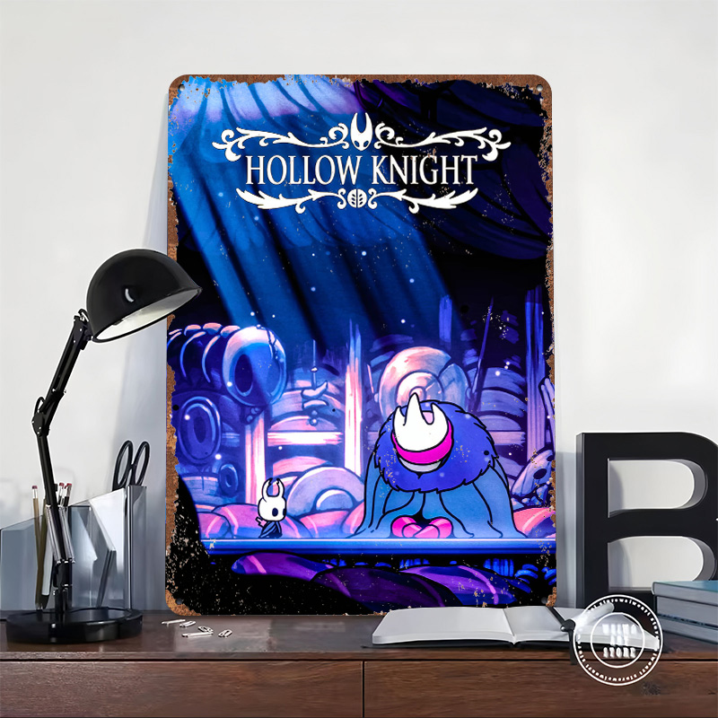 Hollow Knight Game Art Gedrukt - Retro Knight Gaming recensie en prijs