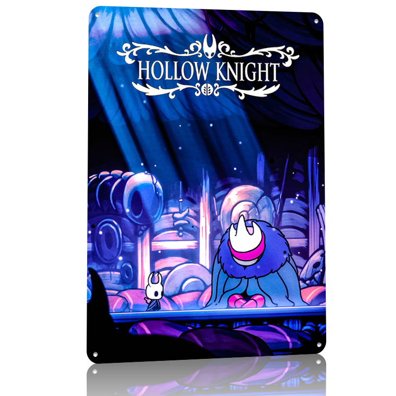 Hollow Knight Game Art Gedrukt - Retro Knight Gaming recensie en prijs