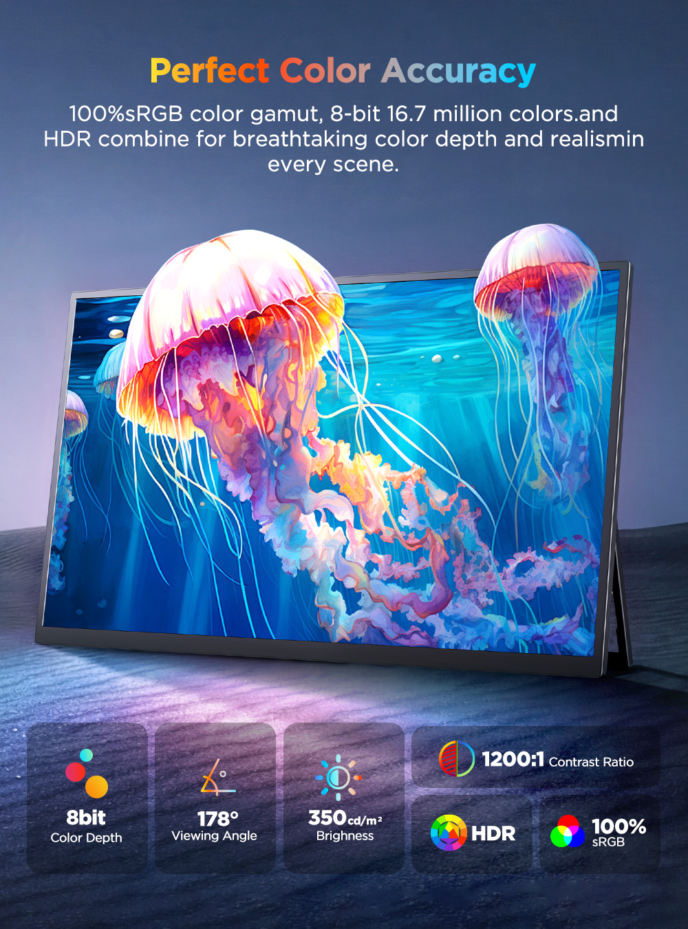UPERFECT 15,7 inch 4K touchscr - Crt Monitor Stand recensie en prijs