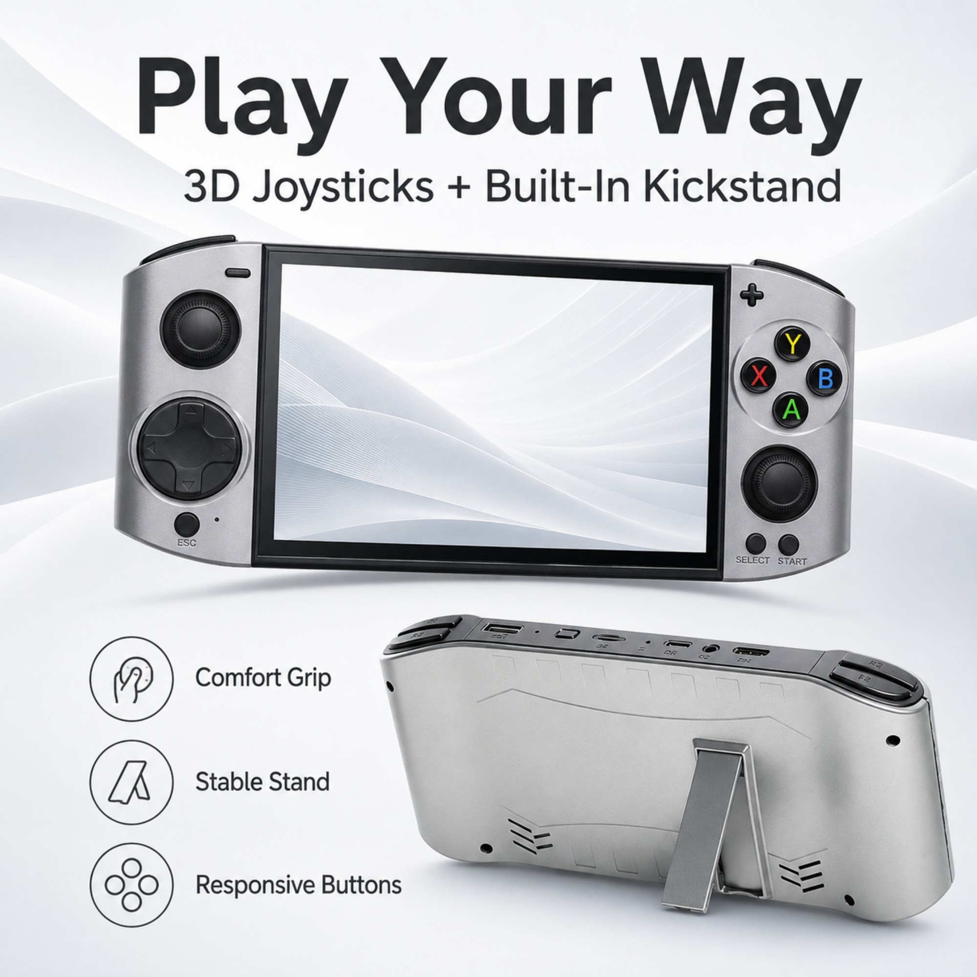 09 Ultra 5.1 Inch OLED Handhel - Retro Gaming Os recensie en prijs