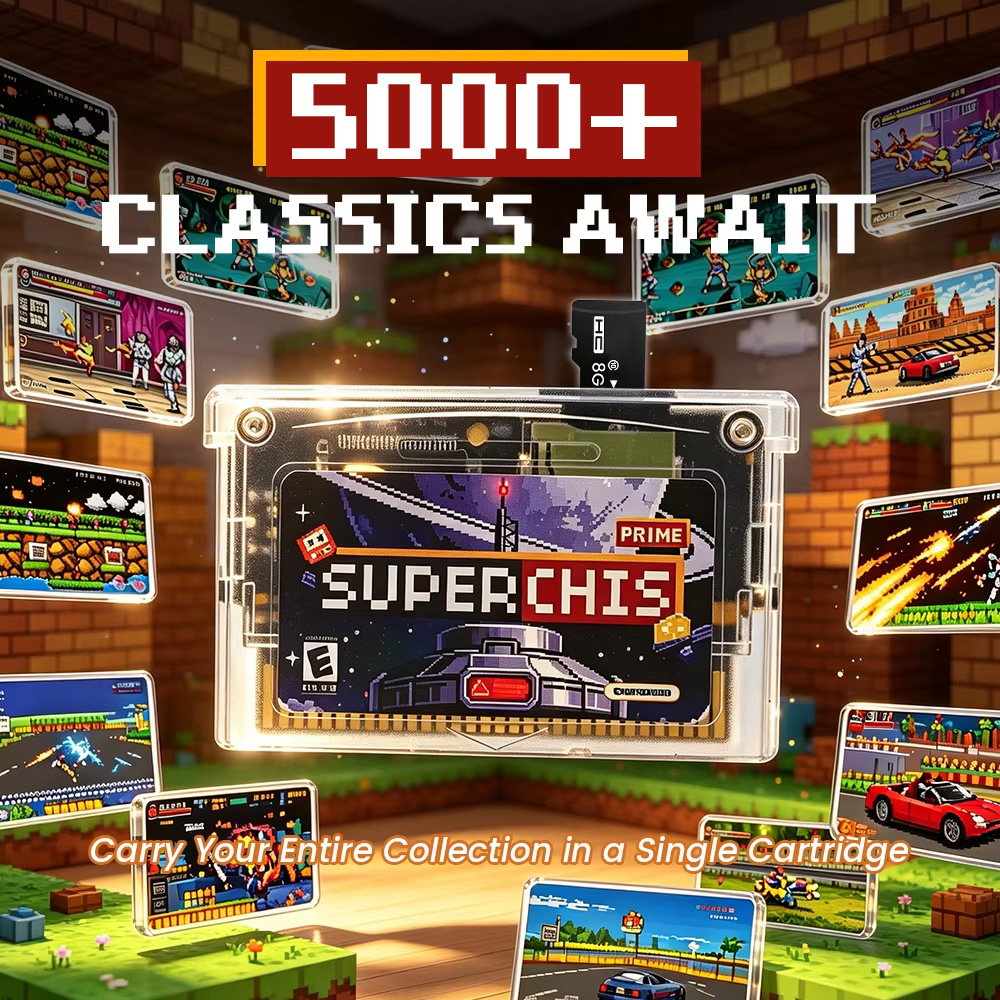 Retro Superchis Flash Game Car - Retro Game Card recensie en prijs