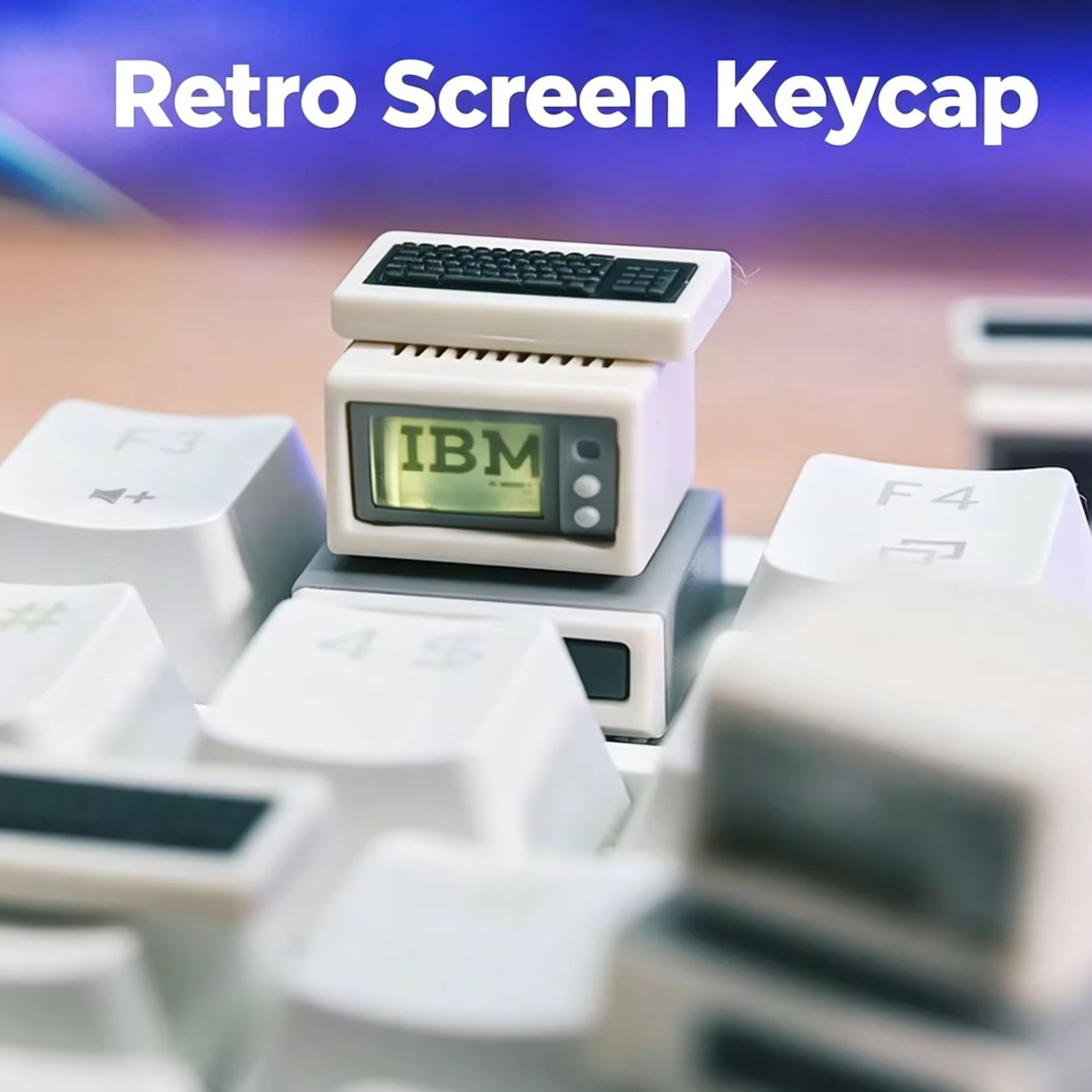 Retro Computer Keycap Backlit  - Retro Gaming Keyboard recensie en prijs