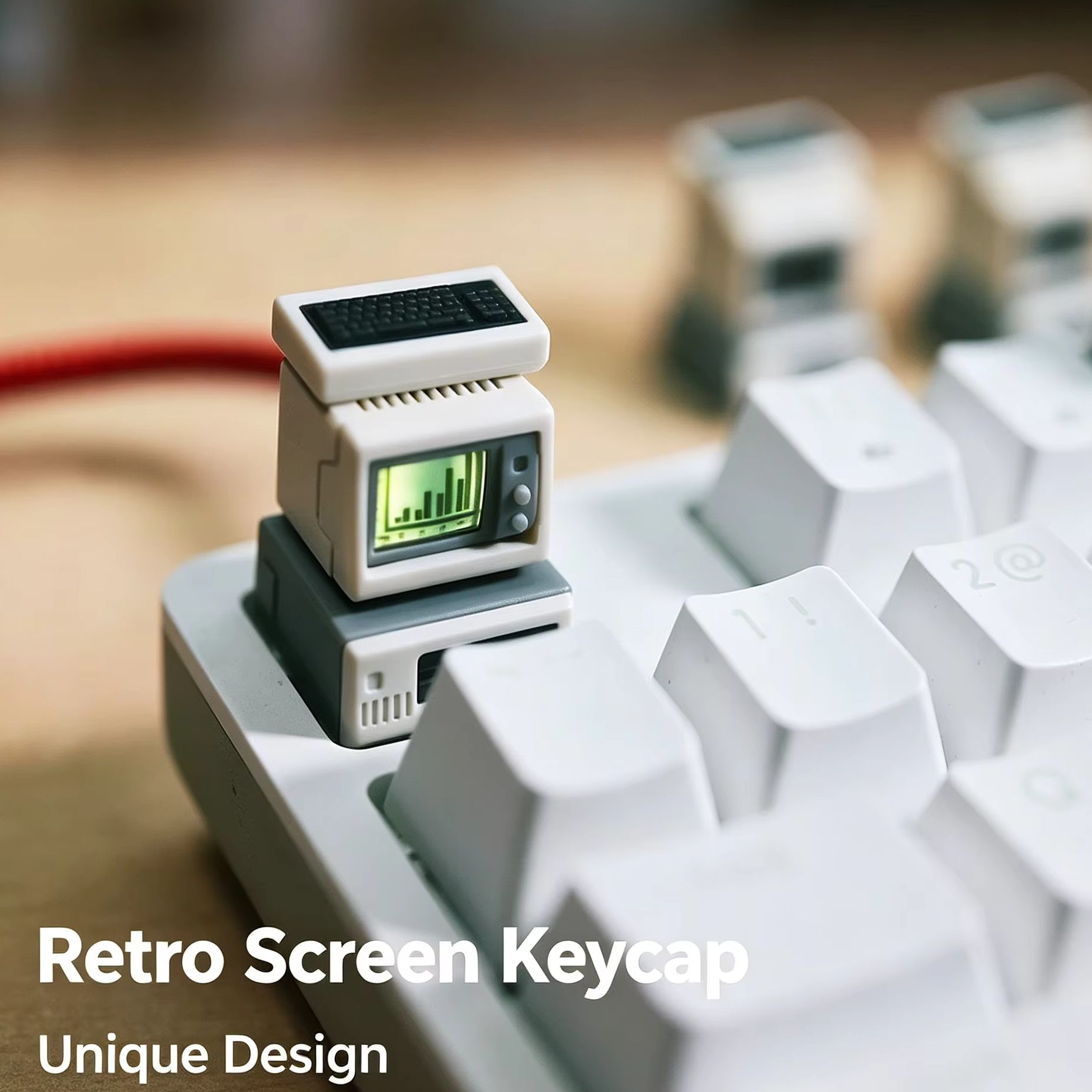 Retro Computer Keycap Backlit  - Retro Gaming Keyboard recensie en prijs