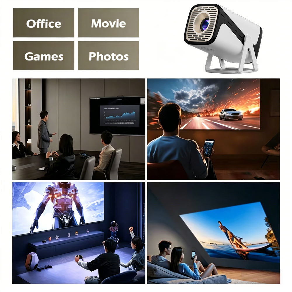 Slimme mini-projector Ingebouw - Retro Gaming Projector recensie en prijs
