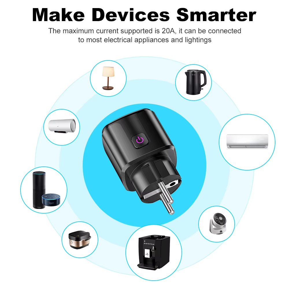 20A AC100-240V Wifi Smart Plug - Crt Monitor Stand recensie en prijs
