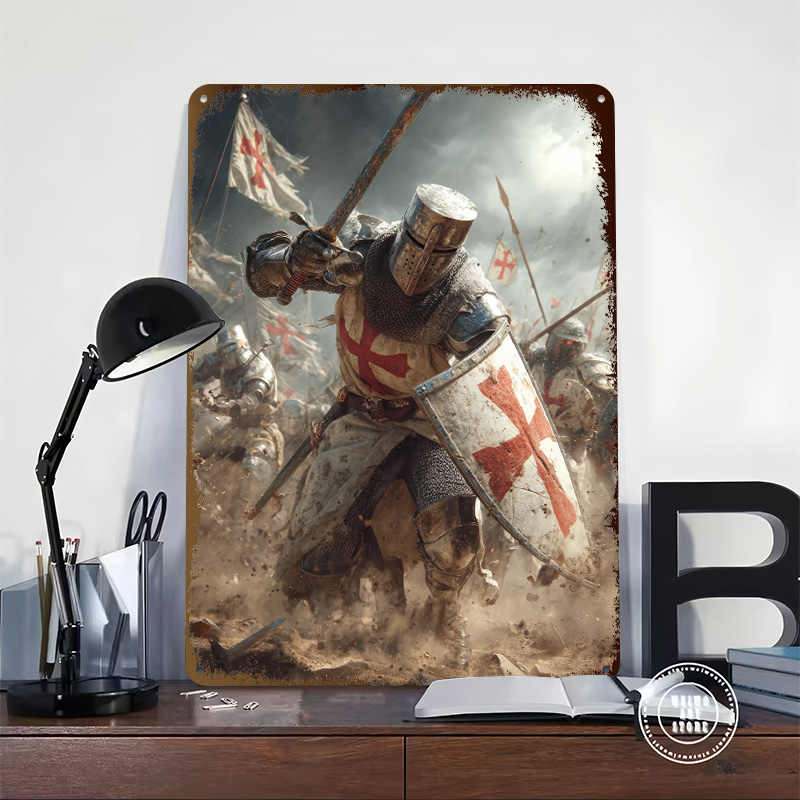 Crusader Knight Charge 3D-gepr - Retro Knight Gaming recensie en prijs