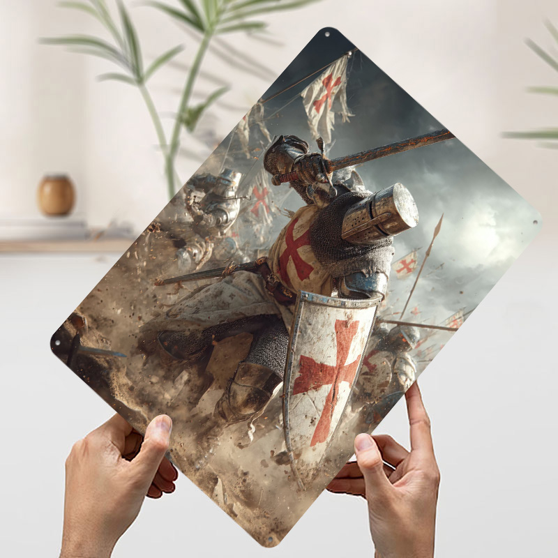 Crusader Knight Charge 3D-gepr - Retro Knight Gaming recensie en prijs