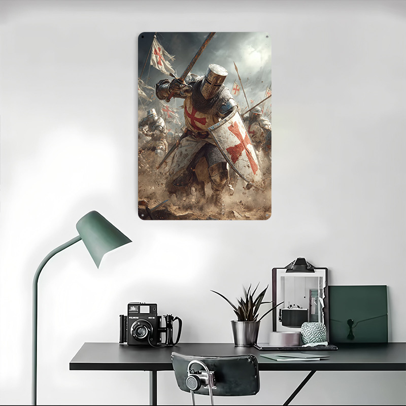 Crusader Knight Charge 3D-gepr - Retro Knight Gaming recensie en prijs