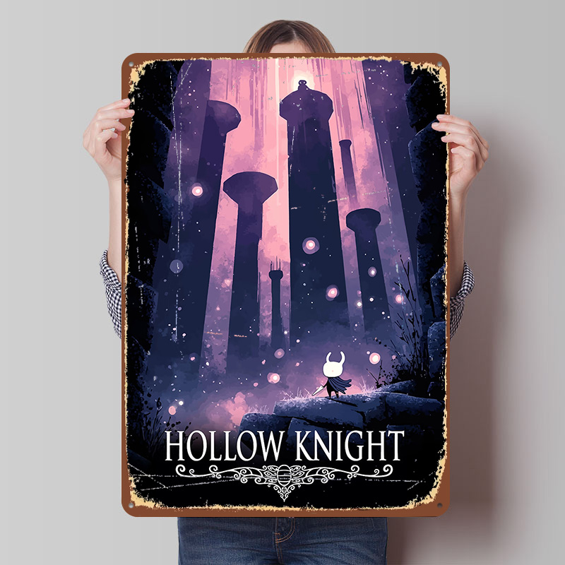 Hollow Knight Game Gedrukte Po - Retro Knight Gaming recensie en prijs