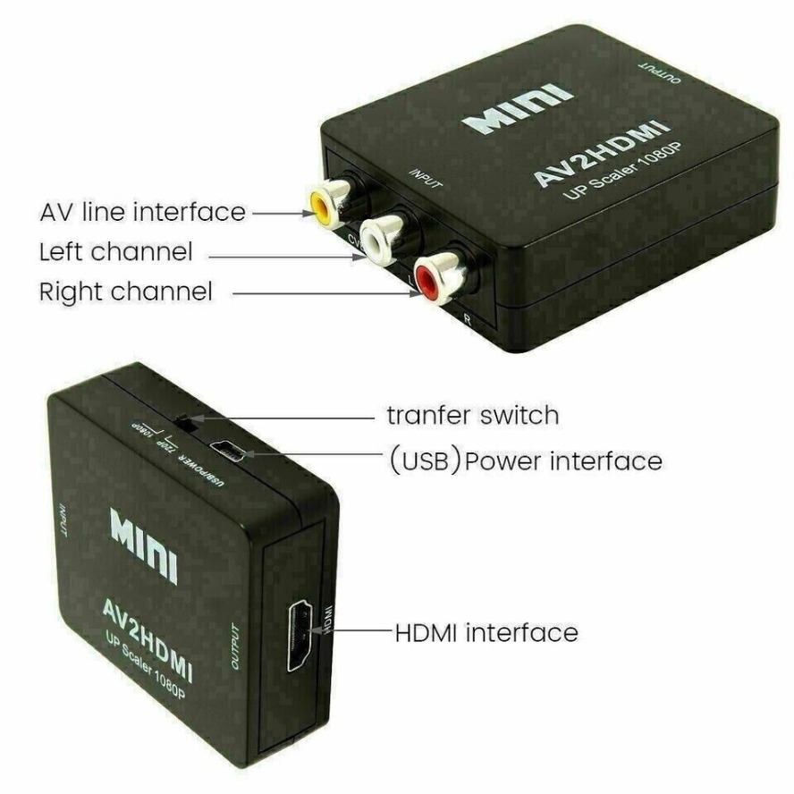 AV NAAR HDMI-compatibele adapt - Composite Rca Cable recensie en prijs
