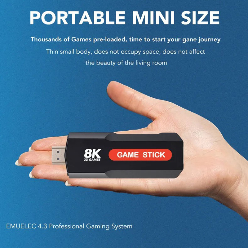 X2 Game Stick HD 4K 8K 3D Cons - Retro Gaming Os recensie en prijs