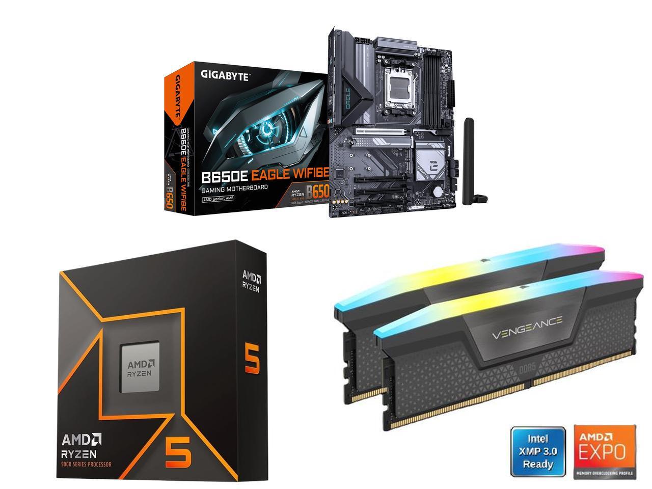 GIGABYTE B650E EAGLE WIFI6E AM - Corsair Ram Vengeance 16Gb recensie en prijs